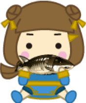 鯖を食べるチャイナこのは