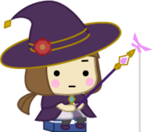 魚を釣る魔女っ子このは