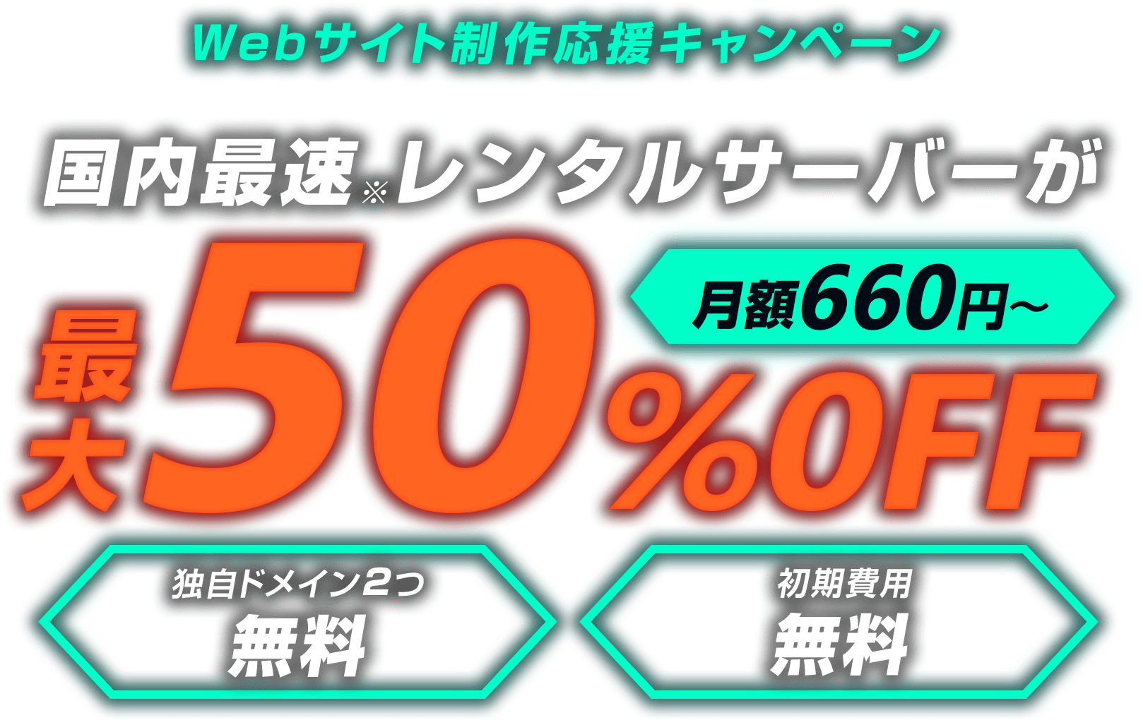 レンタルサーバー最大50%OFF！今ならWINGパック「ベーシックプラン」が月額660円～使える！